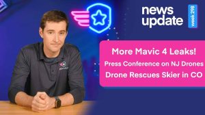 Чутки про DJI Mavic 4, прес-конференція NJ Drones, дрон рятує лижника у Колорадо