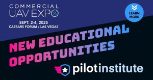Commercial UAV Expo співпрацює з Pilot Institute для надання всебічного навчання пілотам дронів